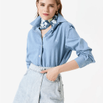Blue denim shirt
